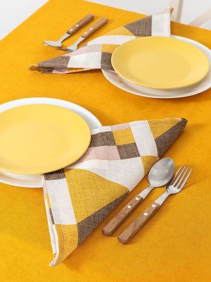 комплект 4 салфетки мемфис 40х30 см, 240-3090/1