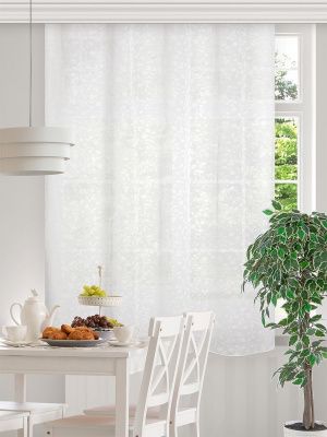 тюль вуаль для кухни ришелье 145х180 см - 1 шт, 60-50575/1