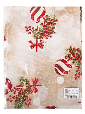 комплект 4 салфетки джингл белл 40х30 см, 240-1869/1/2