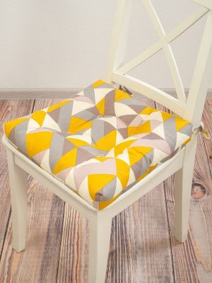 подушка на стул на завязках кордильеры 40x40 см, 105-2143/1/2