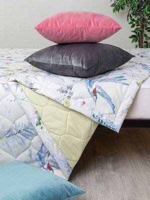 покрывало двуспальное на кровать райский сад 240х260 см, p757-1921/1