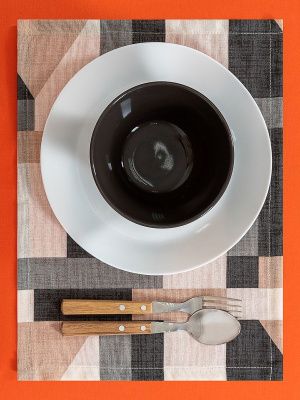 комплект 4 салфетки мемфис грэй 40х30 см, 240-3090/2