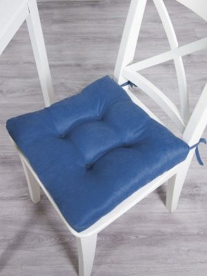 подушка на стул на завязках океан 40х40 см, 705-z749/1