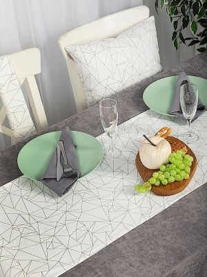 комплект 2 дорожки на стол оригами 40х140 см, 2-3019/1