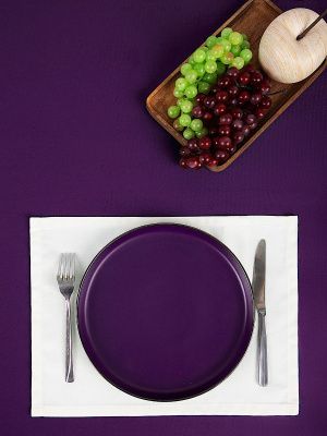 скатерть кухонная на стол фиолент 130х170 см, 832-5018/21
