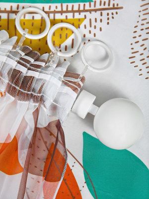 тюль вуаль для кухни секвойя 145х180 см - 1 шт, 60-123735/1/2