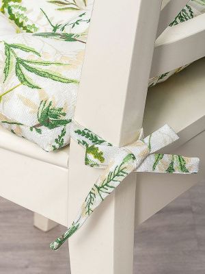 подушка на стул на завязках хвоя 40x40 см, 705-3047/1