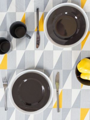 скатерть кухонная на стол прямоугольная сканди 136х220 см, 731-2013/1