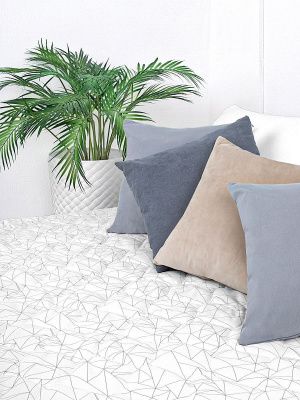 покрывало двуспальное на кровать оригами 240х260 см, 757-3019/1