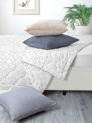 покрывало двуспальное на кровать оригами 240х260 см, 757-3019/1