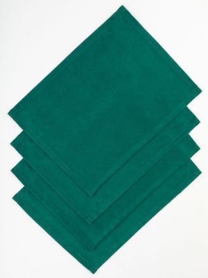 комплект 4 салфетки изумруд 40х30 см, 740-511/22