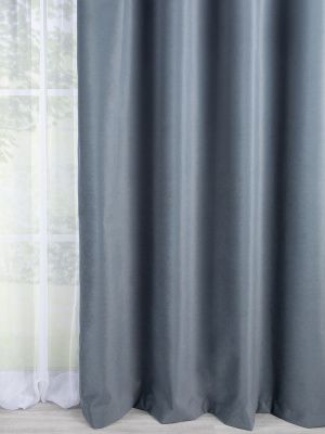 комплект штор бархатный блэкаут пепел 200x270 см - 2 шт, 877-1663/10