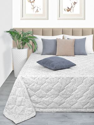 покрывало двуспальное на кровать оригами 240х260 см, 757-3019/1